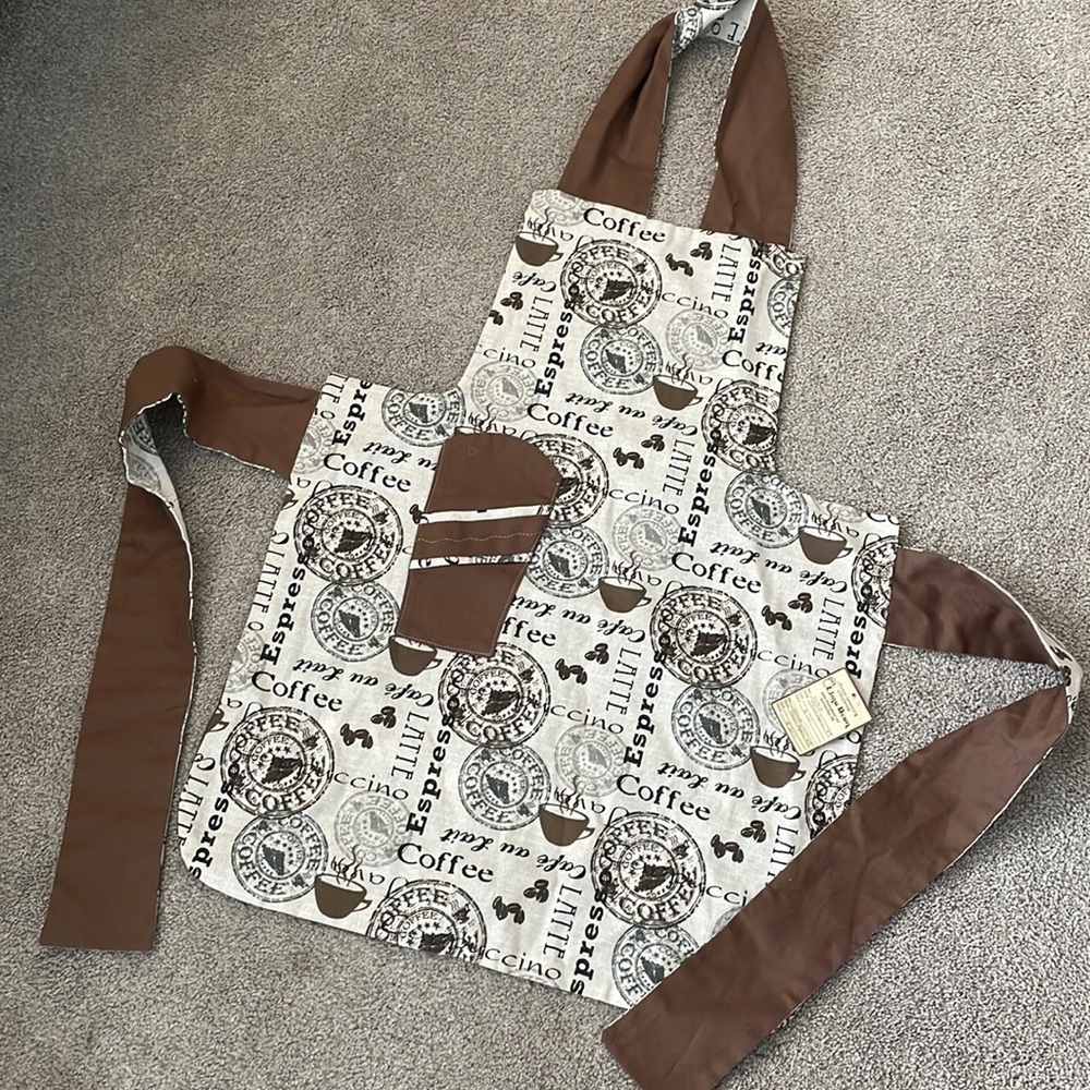 NWT Coffee Kitchen Barista Apron Reversible‎